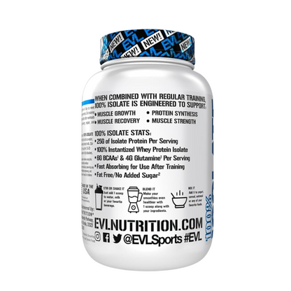 EVL Nutrition - 100% Isolate Protein