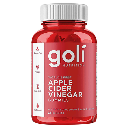 Goli Nutrition Apple Cider Vinegar, 60 Gummies